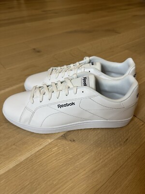 REEBOK ROYAL COMPLETE CLN UNISEX WHITE/CONAVYWHITE Men s Size 13