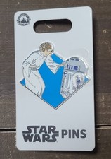 Disney Parks Star Wars Princess Leia & R2-D2 Open Edition Pin - NEW