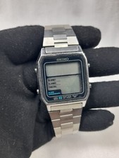 Vintage Seiko Digital LCD CHRONOGRAPH D138-4010 Watch Japan FOR PARTS