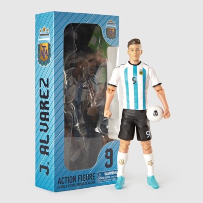Banbo Toys SOCKERS Argentina Julian Alvarez 8'' Collectible Soccer Action Figure