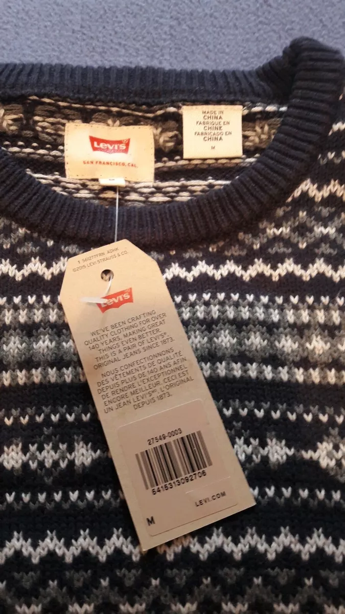 Jersey de hombre marca Levis nuevo