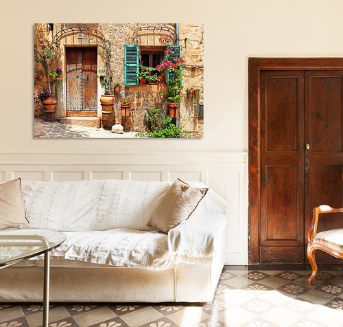 Canvas ENCHANTING STREET E (PP032) Photo Art Fine Art Canvas Toscano - Picture 3 of 6