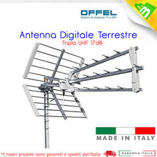 ANTENNA DIGITALE TERRESTRE LTE Z3D OFFEL TRIPLA UHF 17dB 21-505B