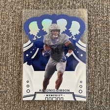 2020 Chronicles Draft Picks Crown Royale Mirror Blue Antonio Gibson Rookie RC