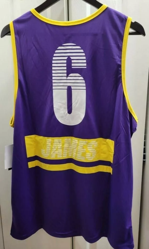 Lebron james hotsell lakers away jersey