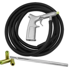 AIR SIPHON SANDBLASTER TOOL metal sand blaster Brand New with Hose and Tips 