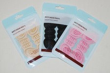 New 3 Pairs Multi-colored Rear Foot Cushion Comfort Shoe Inserts One Size