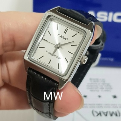 casio square analog watch