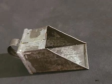 Vintage Antique Small Metal Scoop Primitive 4" X 2.25" X 2.25"