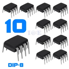10PCS TL082CP JFET-Input Dual Operational Amplifier IC Chip TL082 DIP-8