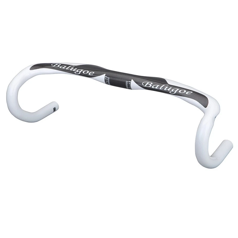 Full Carbon Fiber Road Bicycle Handlebar Road Bike Drop Bar 31.8*400/420/440MM Foto 4 de 4