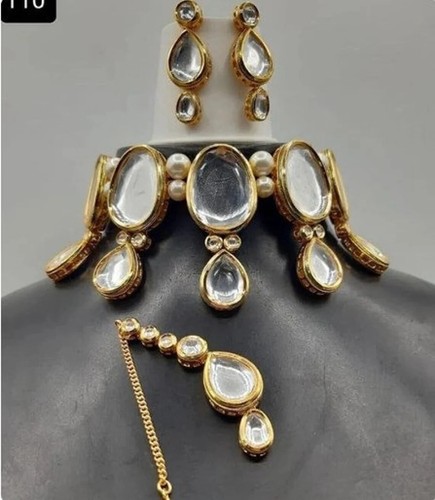 Kundan Choker Simple Necklace With 