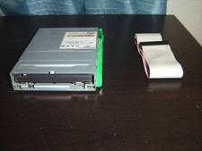 Dell DesktopTEAC FD-235FG internal Floppy Drive/rails and ribbon connection.