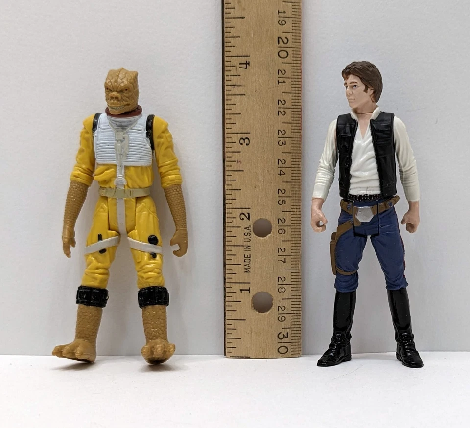 Star Wars Figurine Action Figure Lot of 11 Chewbacca Bossk Yoda No duplicates - Image 4 of 4