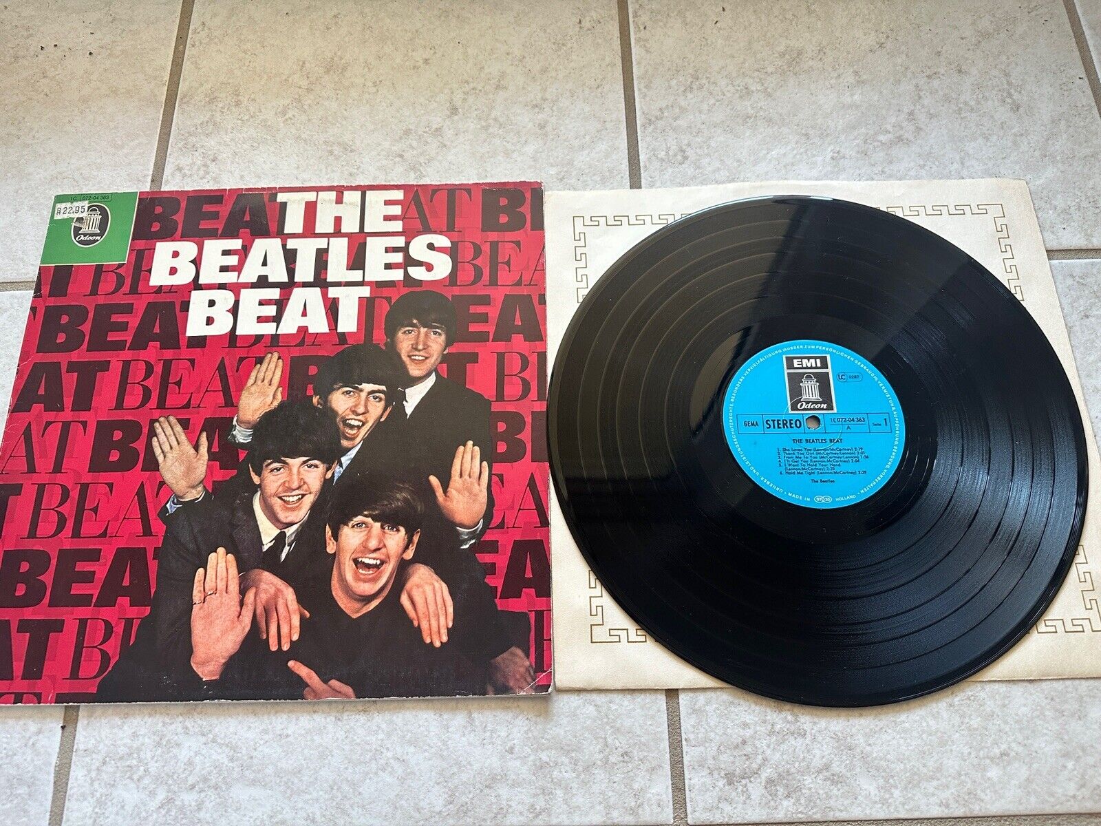 THE BEATLES BEAT ODEON VINYL RECORD ALBUM from Holland