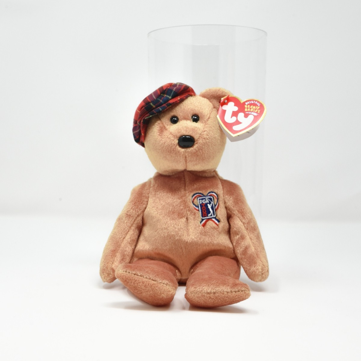 The Beanie Babies Collection PGA Tour ChariTee Beige Birthday Bear