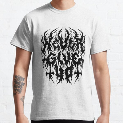 Never Give Up   Grunge Aesthetic   90s Black Metal Classic T Shirt