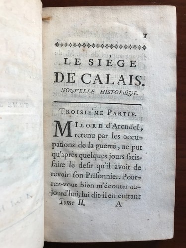 Le Siège de Calais - Nouvelle historique - Tencin - Deuxième édition - 1739 - Picture 8 of 13