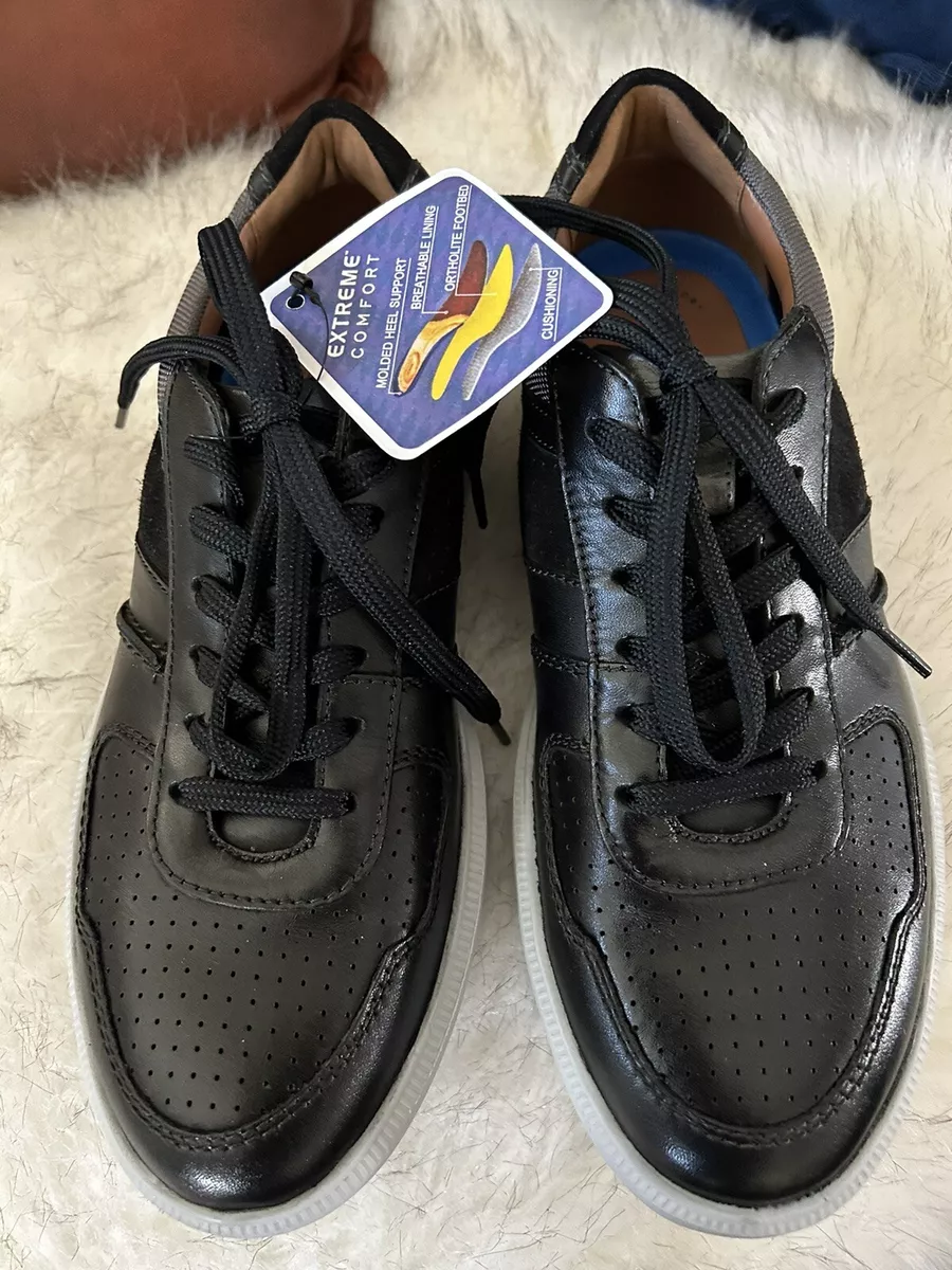 Clarks mens leather trainers sale