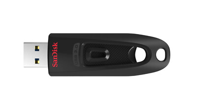 SANDISK Ultra  USB 3.0 Flash-Laufwerk USB-Stick, 512 GB, 130 Mbit/s, Schwarz