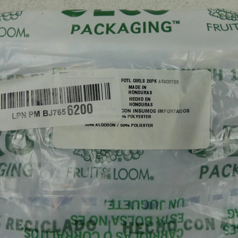 Fruit Of The Loom Underwear Girls 4 Hipsters 20 Pack - Image 4 of 4