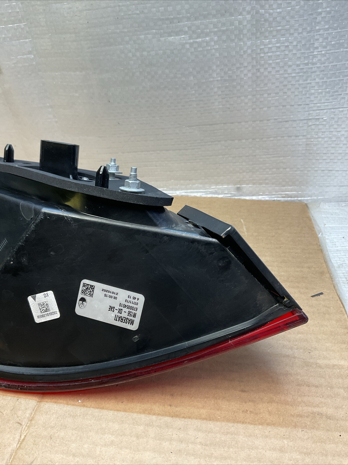 MASERATI QUATTROPORTE REAR RIGHT SIDE OUTER TAILLIGHT LIGHT LAMP OEM 2014-2020