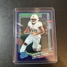 2023 Clearly Donruss De’Von Achane Rated Rookie Blue /99 Dolphins