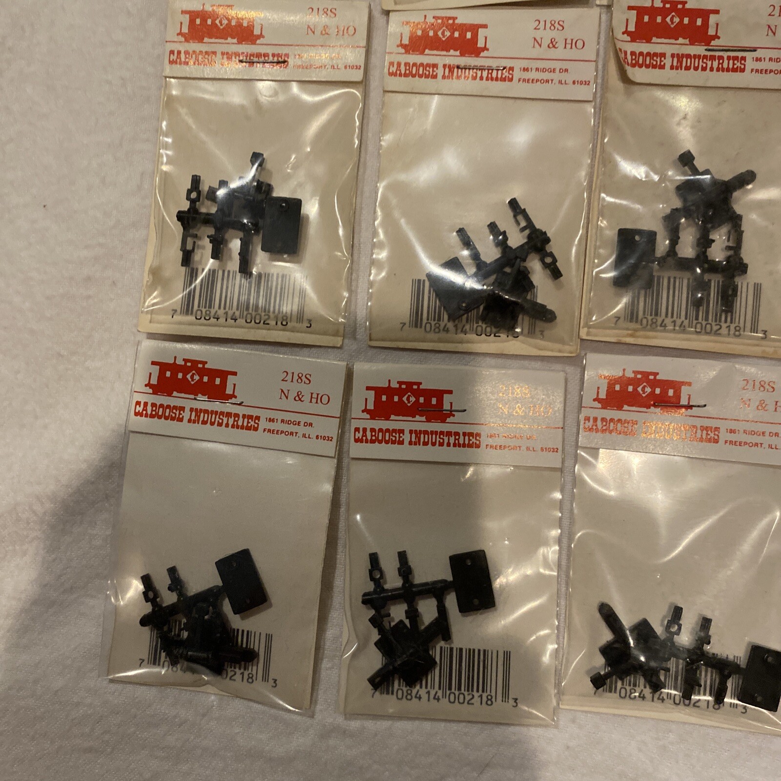 HO And N scale track Caboose Industries 218S lot set of 15 switch