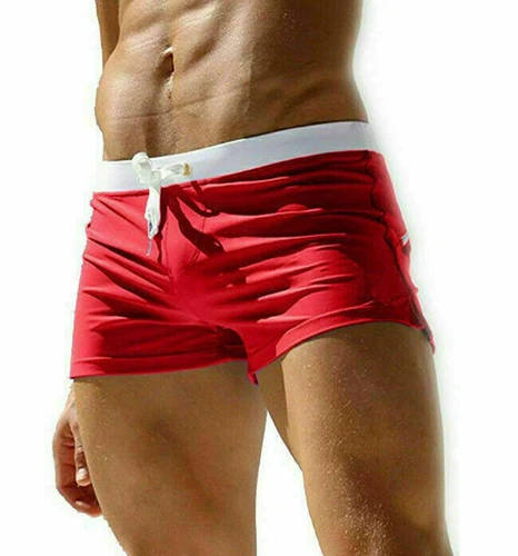 Hombres Pantalones Cortos de Natación Trajes de Baño Bañadores Ropa Interior Calzoncillos Boxer Pantalones S-2xl - Imagen 19 de 26
