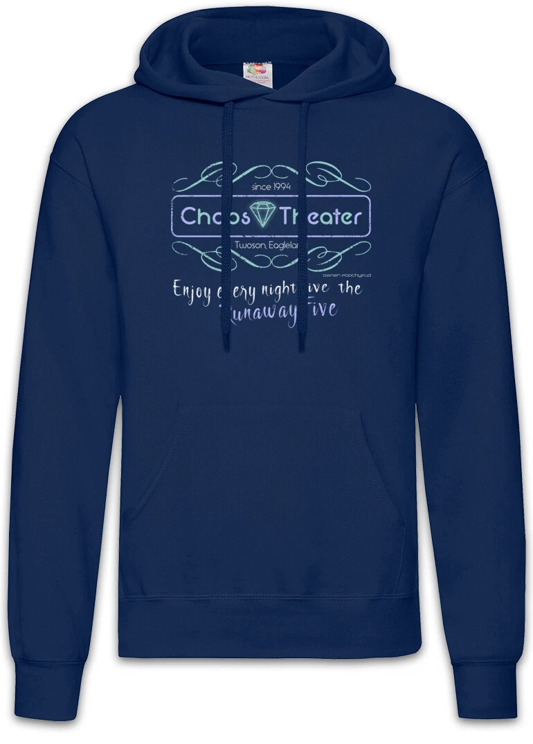 Chaos Theater Hoodie Pullover Logo Symbol Sign Gemini Gamer Earthbound Five