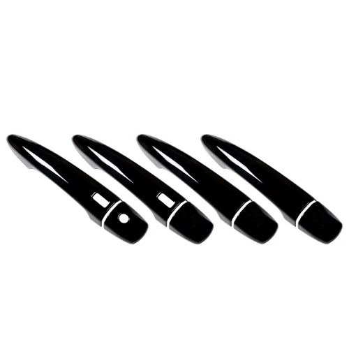 For Nissan Sentra 2020-2024 Bright black Front Car Door Handles Cover Trim 8pc - Picture 5 of 9