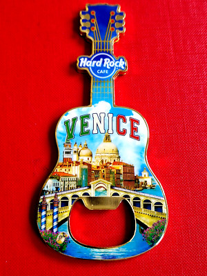 HRC Hard Rock Cafe Venice City T Tee V20 Magnet Bottle Opener Rialto Bridge NEW