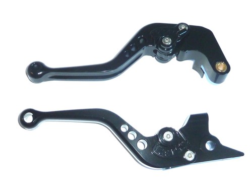 YAMAHA MT-10 SP 2016-2021 SHORT BLACK BRAKE AND CLUTCH LEVERS SET ROAD TRACK - Picture 5 of 8