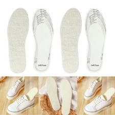 1-10Pair Warm Insoles Winter Heat Shoe Insert Comfort Winter Thermal Wool Insole