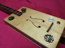 Cigar Box Guitar with pick up, Travel guitar. DAD tuning Dulcimer 