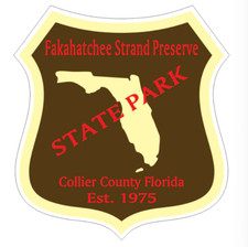 7" fakahatchee strand preserve state park bumper sticker decal usa made