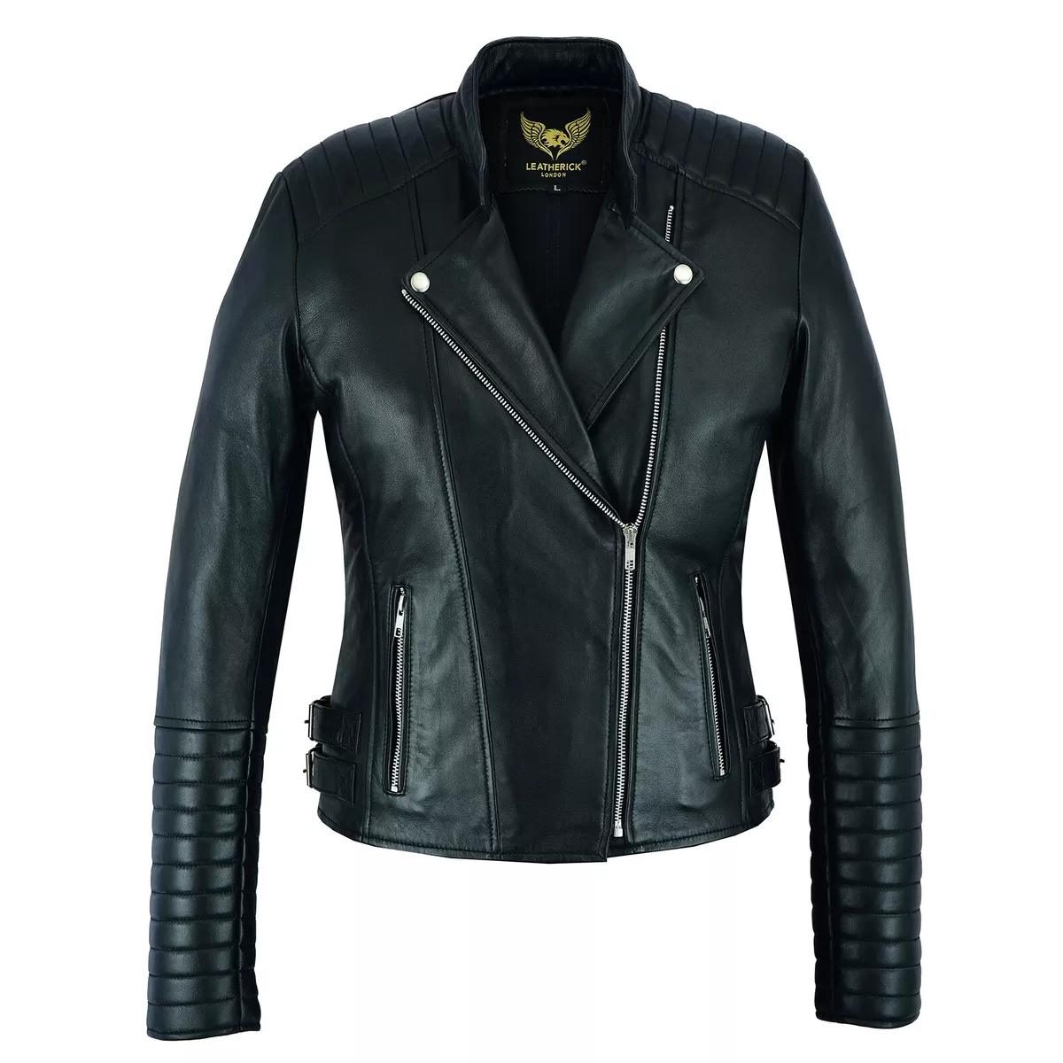 Sheepskin biker jacket 2025 womens