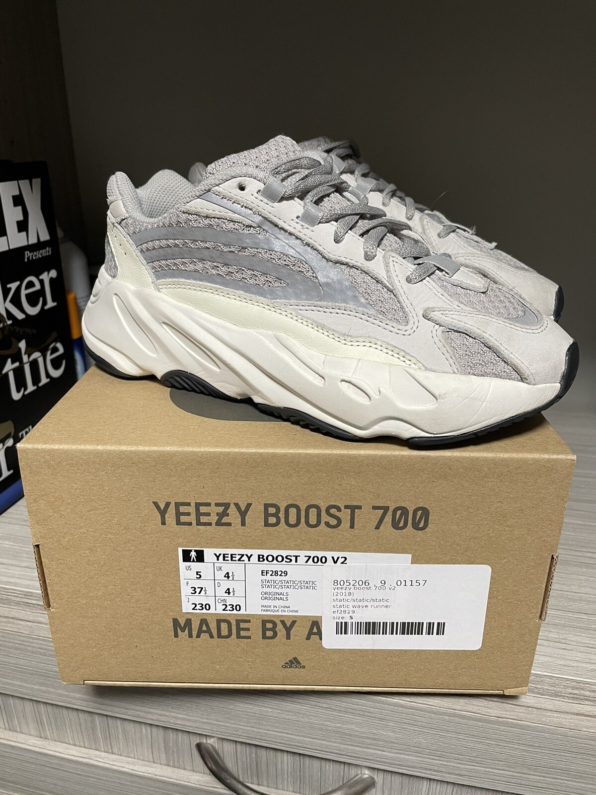 yeezy static size 5