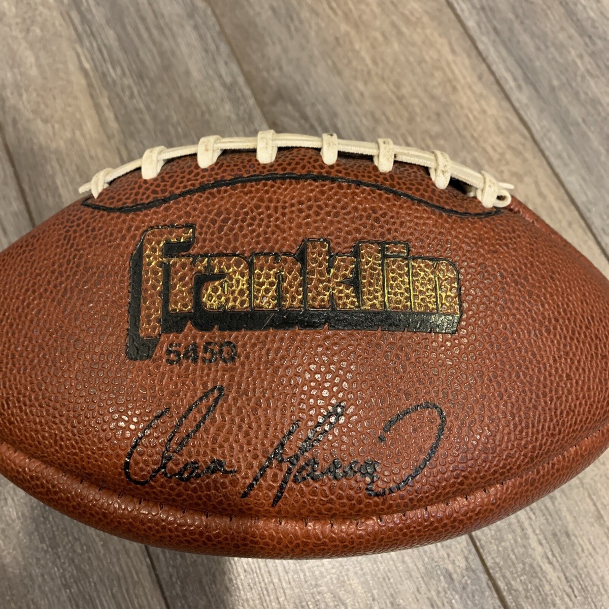 Vintage Dan Marino Franklin 5450 Football NFL Miami Dolphins Grip