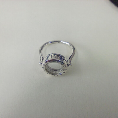 Circle Floating Locket Ring OPENS Put Mini inside Pandora
