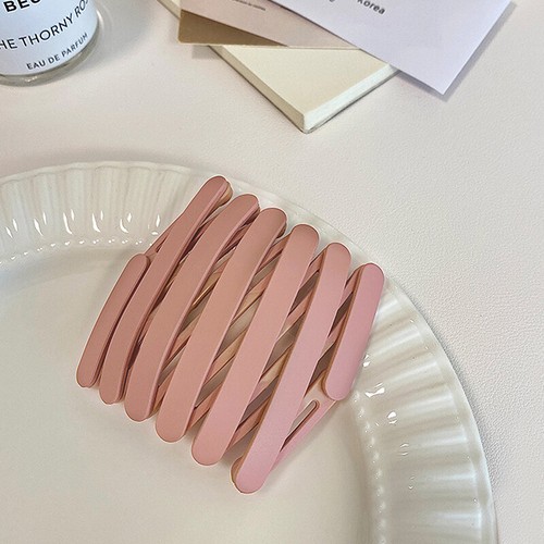 Portable Folding Hair Band Women Morandi Color Non-Slip Face Wash Hairband - Picture 9 of 17