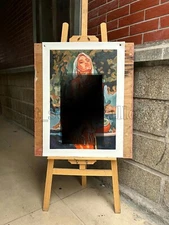 Original oil painting art Abstract woman hand-painted on canvas 16x24in #4743