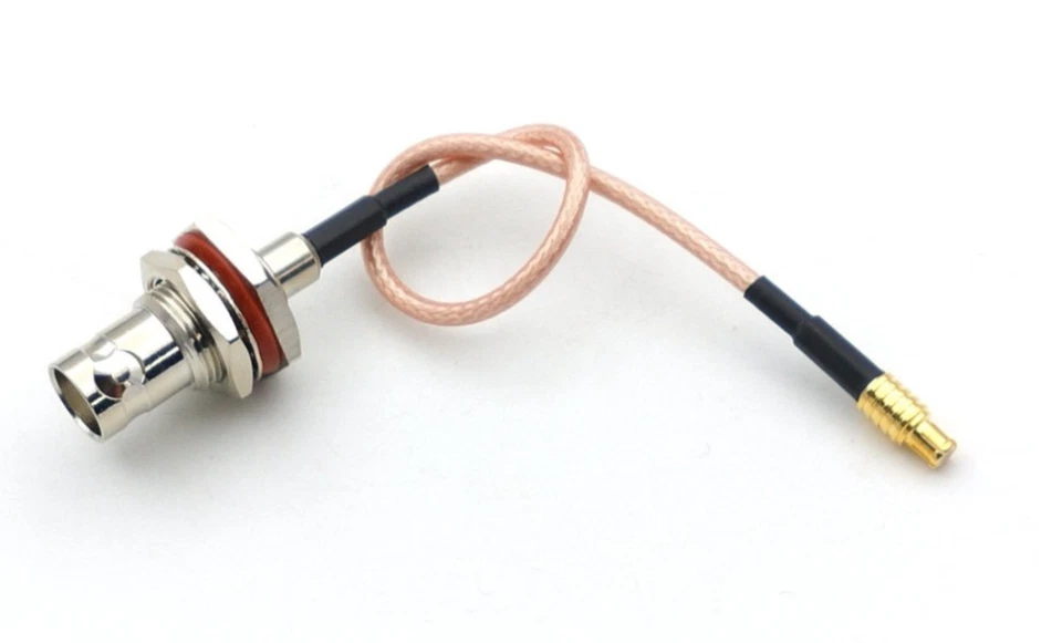 MCX Male to BNC Female Connector Pigtail Cable SDR RTL2832U dongle - Image 3 of 4