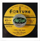EDDIE KIRKLAND 45 RE - I NEED YOU BABY- HOT GUITAR BLUES ROCKER FORTUNE LABEL