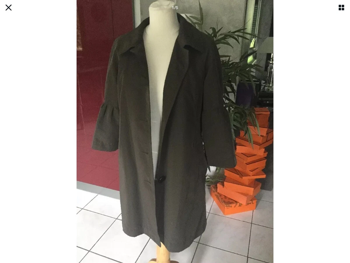 Trench impermeable CAROLL taille 40 marron tres bon etat eBay