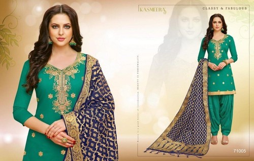 Nuevo Vestido Indio Paquistaní Shalwar Kameez Hermoso Amarillo Punjabi Patiala Trajes - Imagen 5 de 25