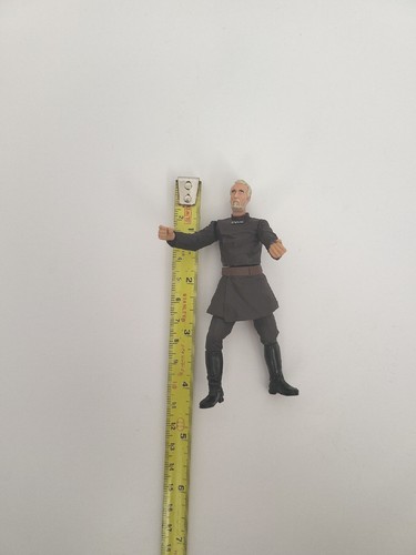 Star Wars 2002 Count Dooku Attack Of The Clones. 4 In, Loose, Action Figure - Picture 15 of 17