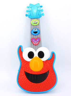 Sesame Street Elmo Rock Guitar Musical Toy Lights Sounds Abby Cookie Oscar