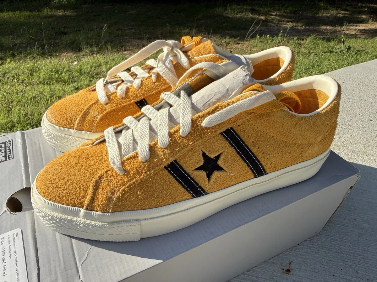 Converse One Star Pro Suede Low Sunflower Gold for Sale
