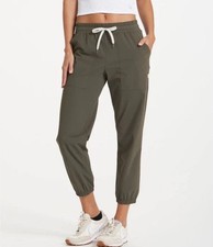 Vuori Miles Jogger Green Lightweight Performance Jogger Pant Women's Size S B202